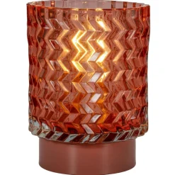 Pauleen Sweet Glamour E14-LED batteri rød metall| Dekorasjonsbelysning