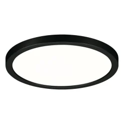 Paulmann Areo LED-panel rund svart 4000K Ø17,5 cm| Downlights