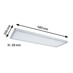 Paulmann Atria Shine panel 3-trinn krom 830 58x20 Sale