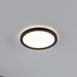 Paulmann Atria Shine Panel on/off svart 830 Ø19cm Outlet