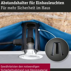 Paulmann avstandsstykke for innfelte lamper, 6,2 - 9 cm, 5 stk| Tilbehør