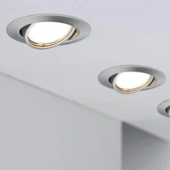 Paulmann Base downlight i 10-er-sett jern New