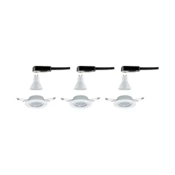 Paulmann Base GU10-downlight 3er-sett, hvit| Downlights