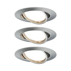 Paulmann Base GU10-downlight 3er-sett, jern Best