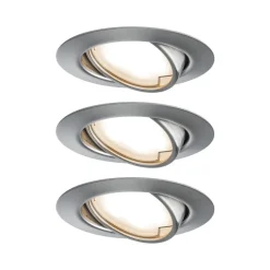 Paulmann Base LED-downlight 3er-sett, jern| Downlights