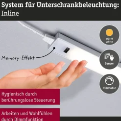 Paulmann benkbelysning Inline 2-pak startpakke hvit 35 cm 830| Led-Innendørs