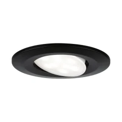 Paulmann Calla svingbar av/på Ø9cm 840 svart 3 stk| Kontorbelysning|Downlights