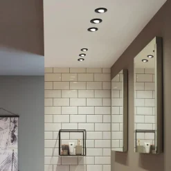 Paulmann Calla svingbar av/på Ø9cm 840 svart 3 stk| Kontorbelysning|Downlights