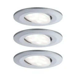 Paulmann Calla svingbar on/off 9cm 840 3 krom| Taklamper Utendørs|Downlights