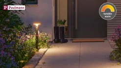 Paulmann Classic LED-gatelampe med gyllent lys| Gatebelysning, Pullert Belysning