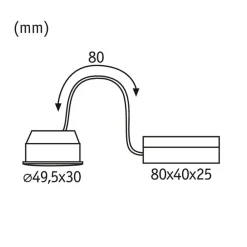 Paulmann Coin Nova Plus LED-lampe 38° 6,3 W 2 700K New