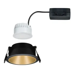 Paulmann Cole LED-spot, gull-svart Hot
