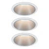 Paulmann Cole LED-spot, sølv-hvit, 3-pakning Clearance