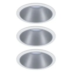 Paulmann Cole LED-spot, sølv-hvit, 3-pakning Clearance