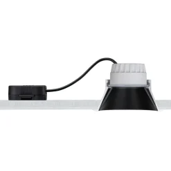 Paulmann Cole LED-spot, sølv-svart, 3-pakning| Led-Innendørs|Downlights