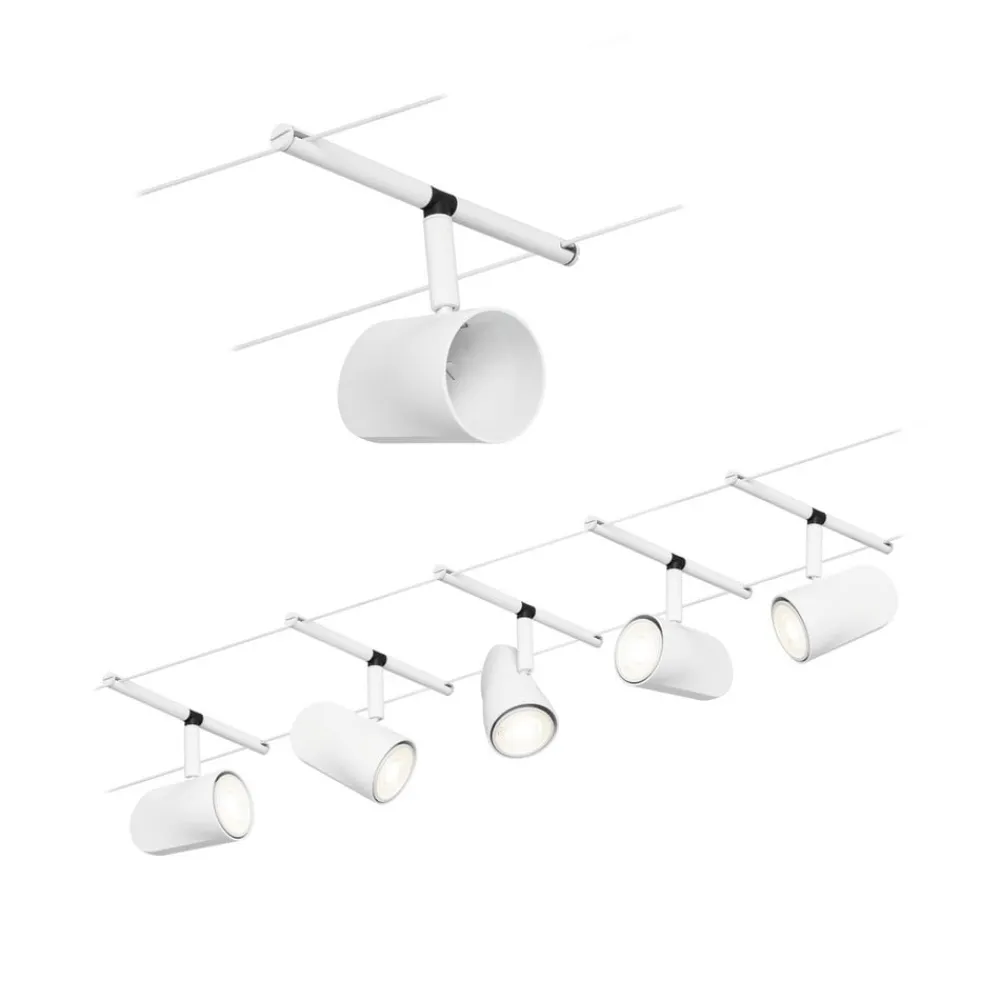 Paulmann Cup vaiersystem basissett 5 lysk. hvit| Kontorbelysning