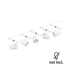 Paulmann Cup vaiersystem basissett 5 lysk. hvit| Kontorbelysning