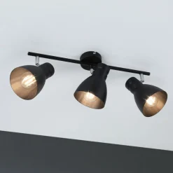 Paulmann Davy taklampe, svart, 3 lyskilder| Spotter I Tak