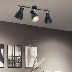 Paulmann Davy taklampe, svart, 3 lyskilder| Spotter I Tak