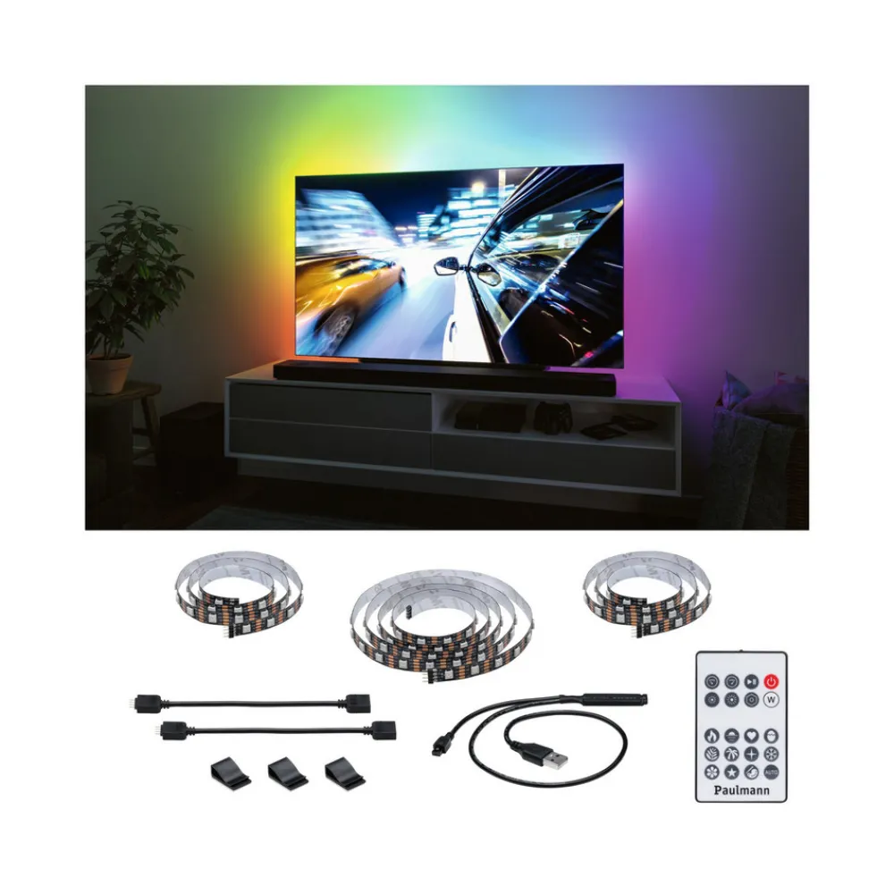 Paulmann EntertainLED LED-Strip RGB TV-apparat 65 tommer Online