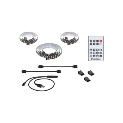 Paulmann EntertainLED LED-Strip RGB TV-apparat 55 tommer| Dekorasjonsbelysning|Lysstriper