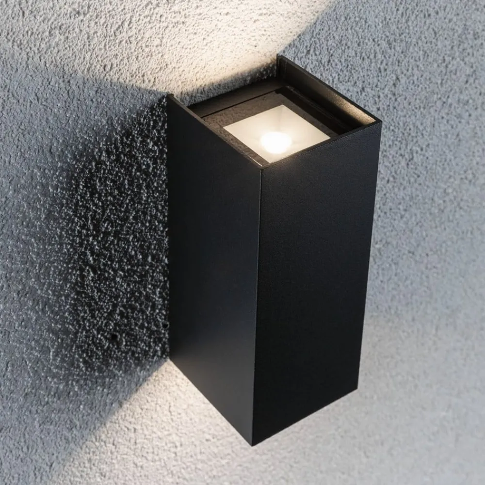 Paulmann Flame utelampe 2 lys 15,5 cm antrasitt| Led-Utendørs|Vegglamper Utendørs