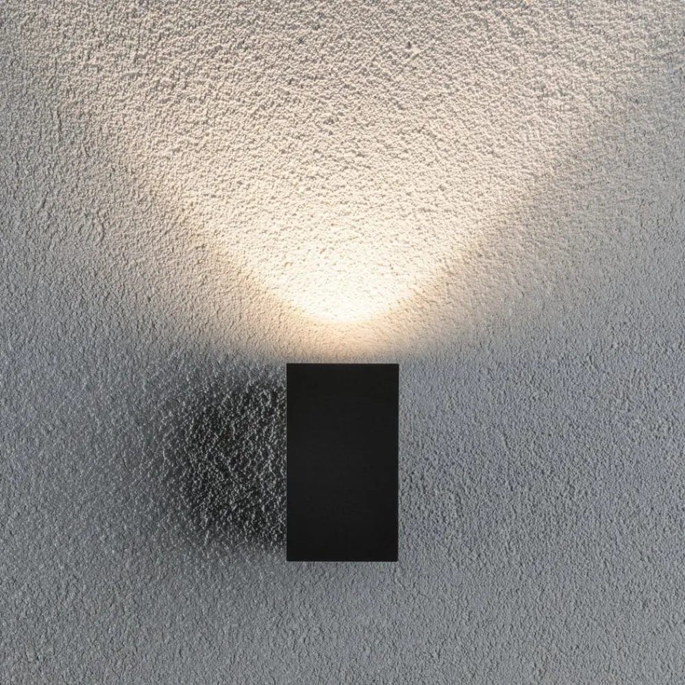 Paulmann Flame utelampe 1 lys 10,3 cm antrasitt| Kommersiell Utebelysning|Vegglamper Utendørs