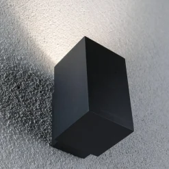 Paulmann Flame utelampe 1 lys 10,3 cm antrasitt| Kommersiell Utebelysning|Vegglamper Utendørs