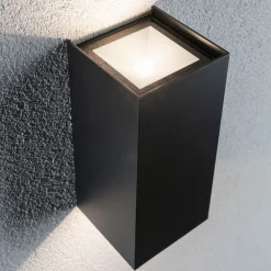 Paulmann Flame utelampe 2 lys 22 cm antrasitt Best