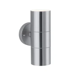 Paulmann Flame utendørs vegglampe 2 lyskilder stål Outlet