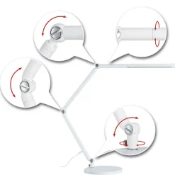 Paulmann FlexBar LED-skrivebordslampe hvit Discount