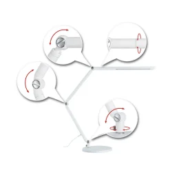 Paulmann FlexBar LED-skrivebordslampe hvit Discount