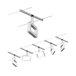 Paulmann Frame LED-vaiersystem 5 lysk. matt krom| Kontorbelysning