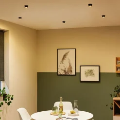 Paulmann Gil LED innfelt svart matt/gull New