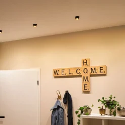 Paulmann Gil LED-innfelt svart matt/gull 3-er sett Sale