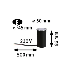 Paulmann Goldlicht LED-bakkespot Ø 5 cm New