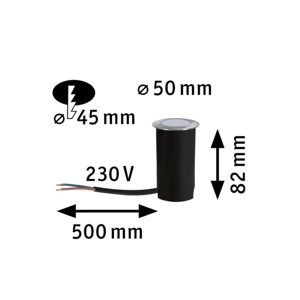 Paulmann Goldlicht LED-bakkespot Ø 5 cm New