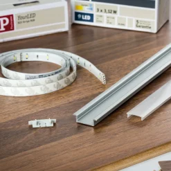 Paulmann Gulvinnfellingsprofil for LED-striper 1m Clearance