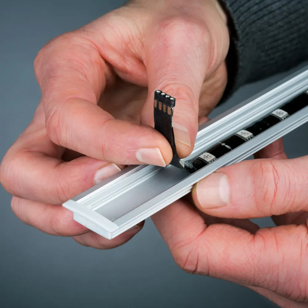 Paulmann Gulvinnfellingsprofil for LED-striper 1m Clearance