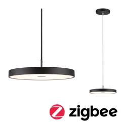 Paulmann Hildor LED-pendellampe, Zigbee, svart| Led-Innendørs|Smarthus Belysning