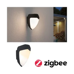 Paulmann Ikosea utendørs LED-vegglampe, ZigBee 3.0| Vegglamper Med Sensor|Smarthus Utebelysning