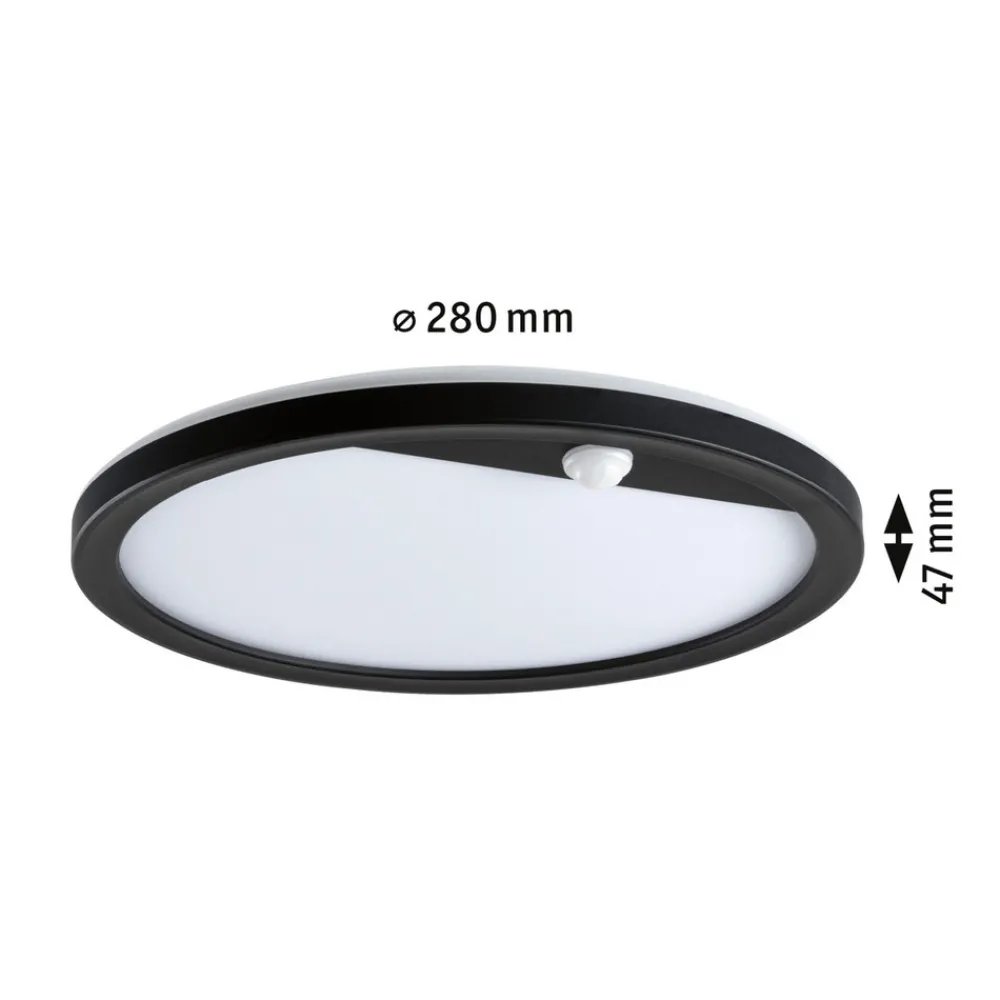 Paulmann Lamina vegglampe CCT rund svart Sale