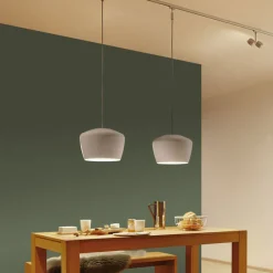 Paulmann lampeskjerm Pom, hvit, Ø 35 cm, metall Discount