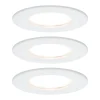 Paulmann LED innfelt spot Nova Coin 3 hvit rund dimbar| Butikkbelysning|Downlights