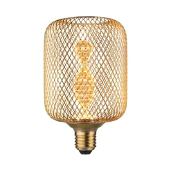 Paulmann LED metallisk glød Zyl Helix E27 messing Hot