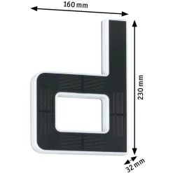 Paulmann LED solcellebokstav d Discount
