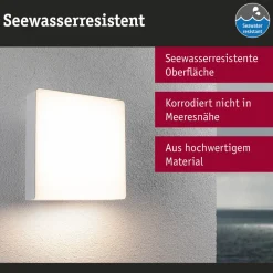 Paulmann LED utendørs vegglampe Azalena zigbee, 2200K, hvit Clearance