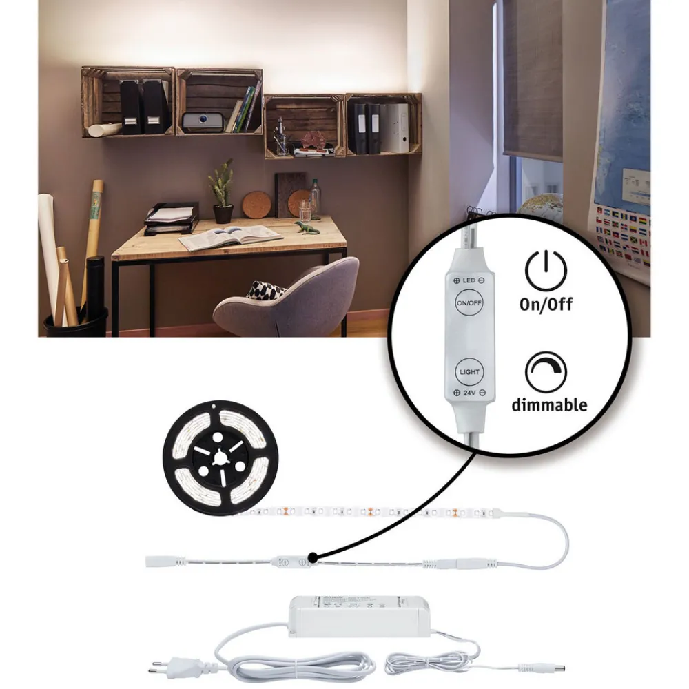 Paulmann LED-dekorasjonsbelysning SimpLED 3 m, 4 000 K Outlet