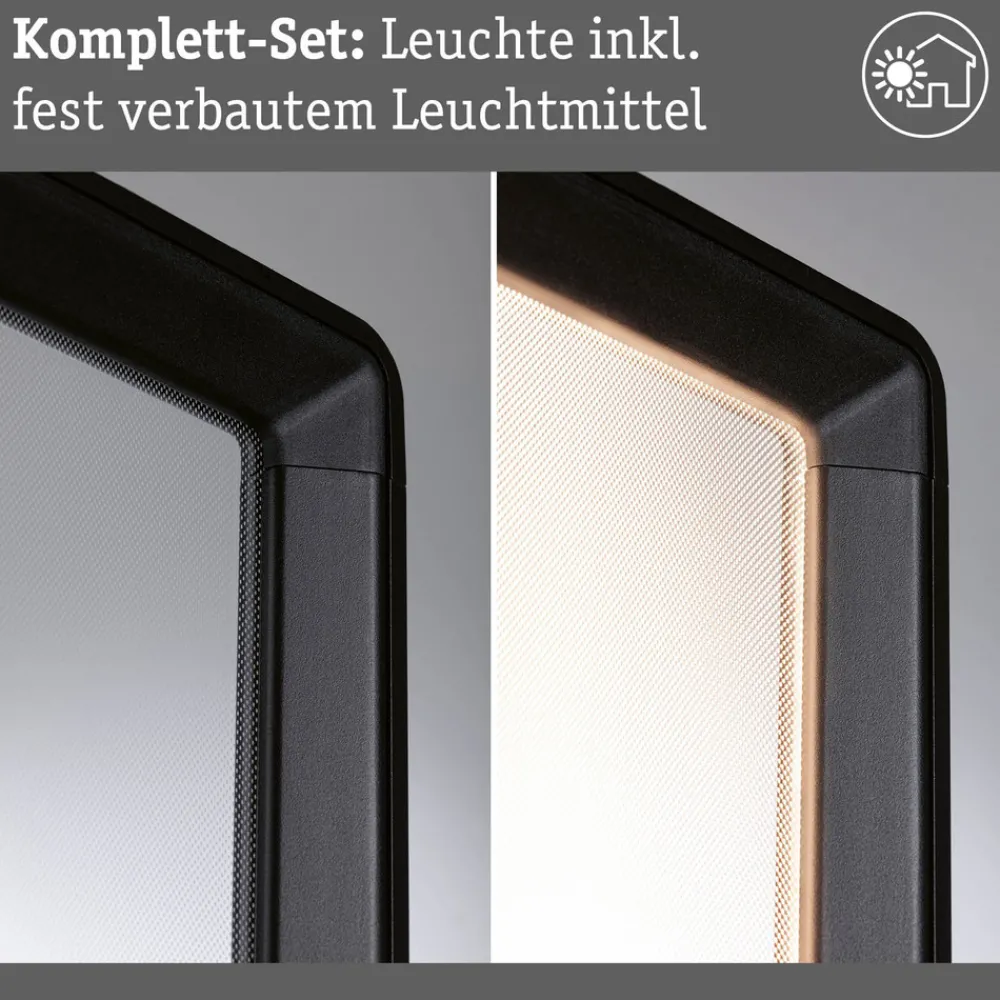 Paulmann LED-gatelampe Reana, antrasitt, 83 cm metall IP44 Sale