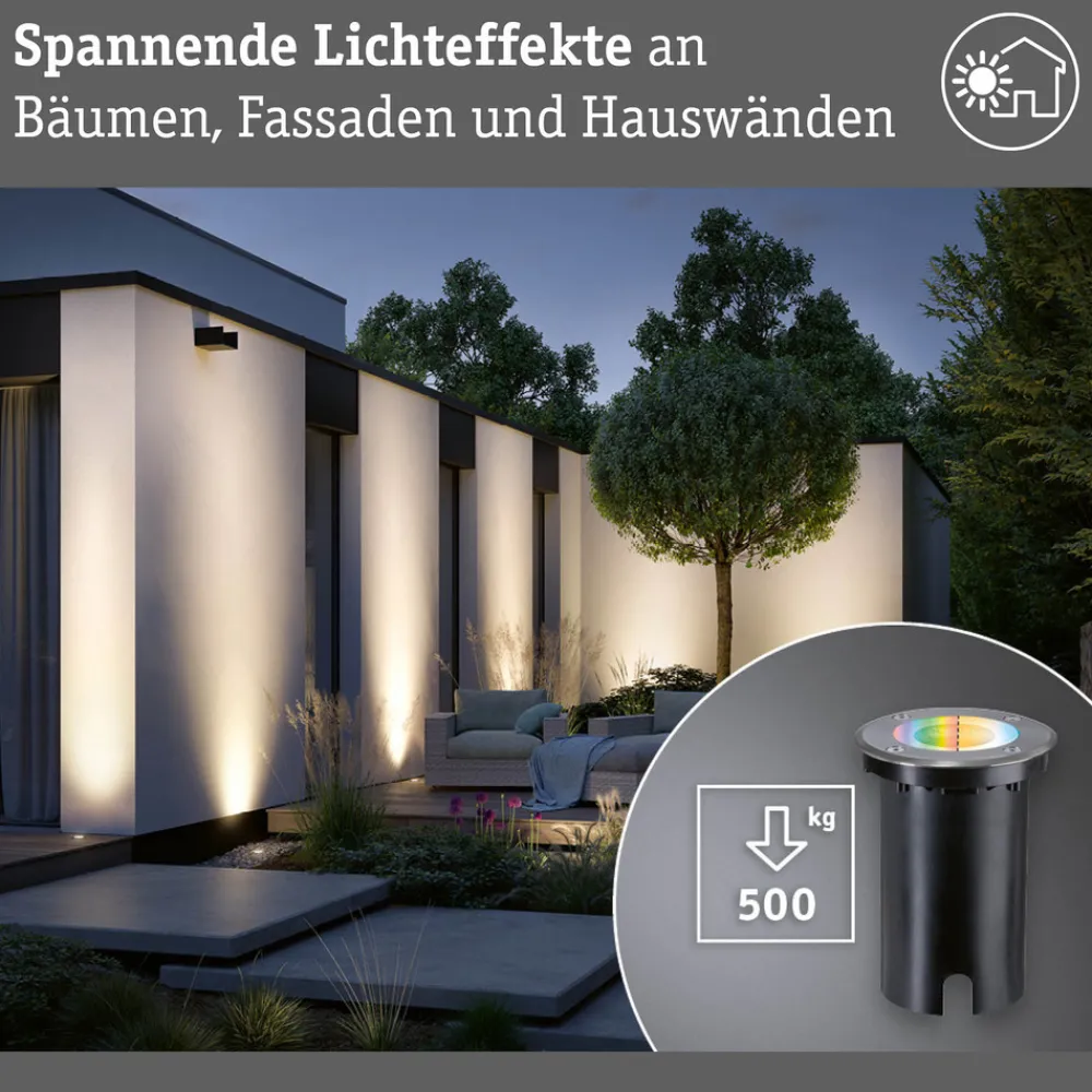 Paulmann LED-gulvlampe til innbygging Gulv, rund, RGBW, zigbee Best